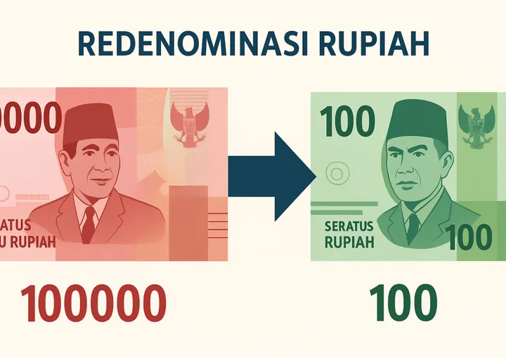 Redenominasi Rupiah Dampak Ekonomi, Keuntungan Efisiensi, dan Risiko Inflasi 10 Perbandingan nominal rupiah sebelum dan sesudah redenominasi